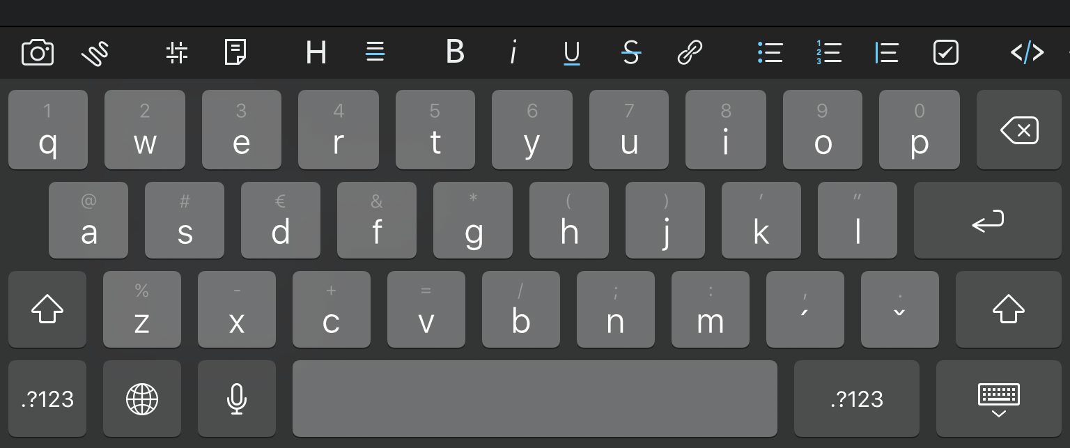 Bear keyboard example