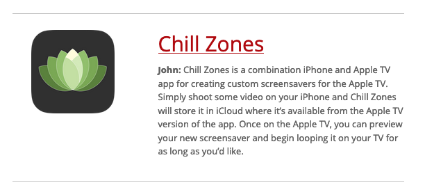 Chill Zones MacStories Club featured