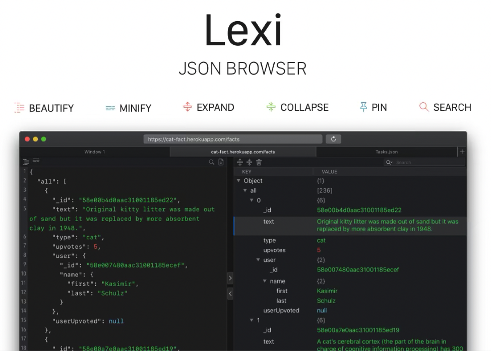 Lexi app screenshot