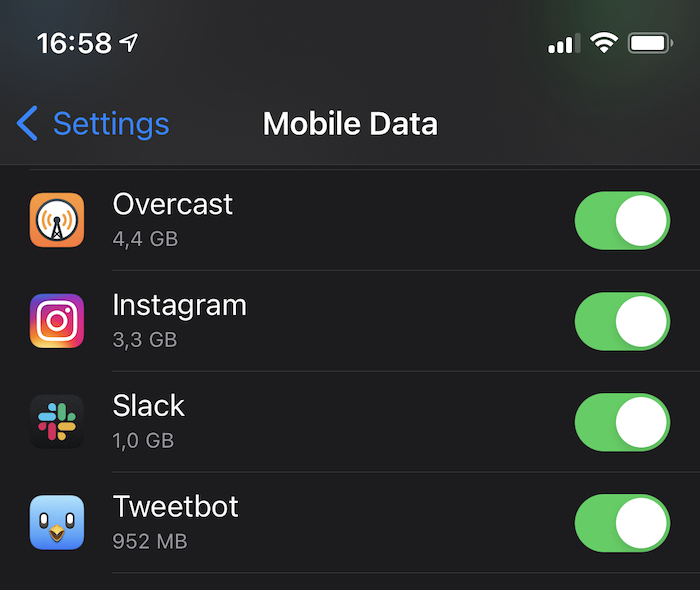 How to check if Mobile Data is enabled for your app illustration